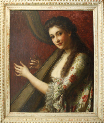 Girl with a Harp